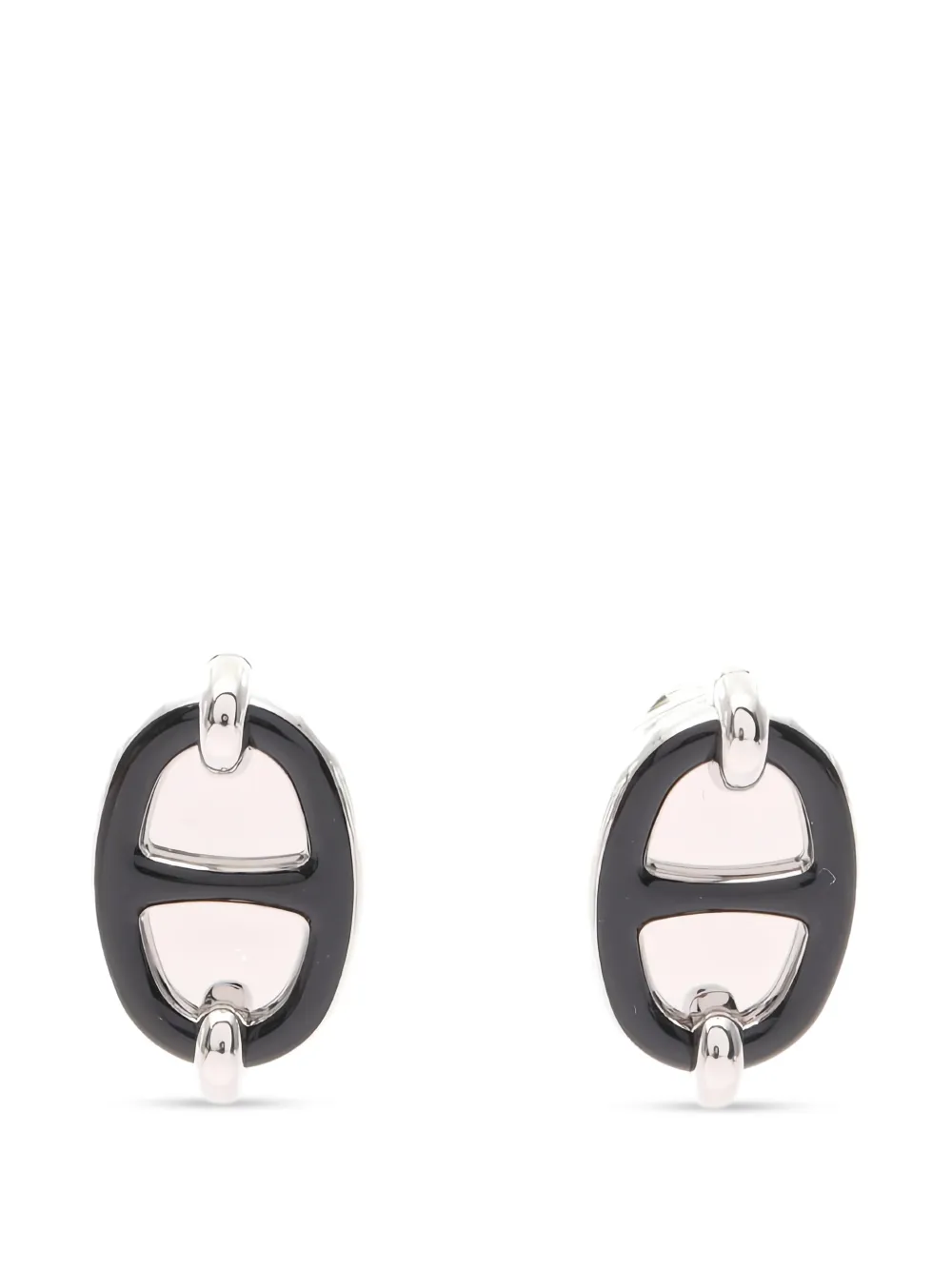 Hermès Pre-Owned 2010s Maillon earrings - Silber