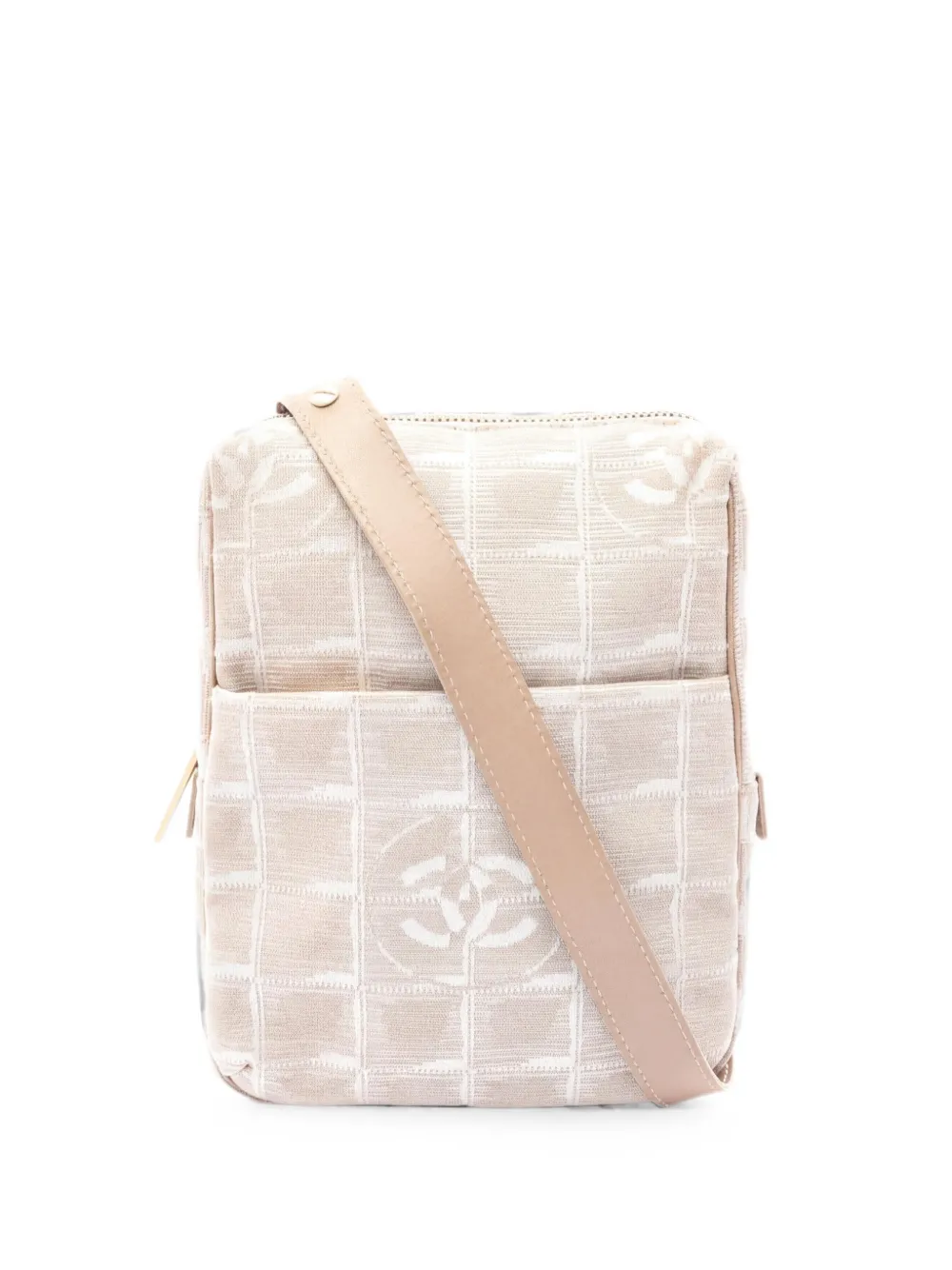 CHANEL Pre-Owned Borsa a spalla New Travel Line anni '02-'03 - Toni neutri
