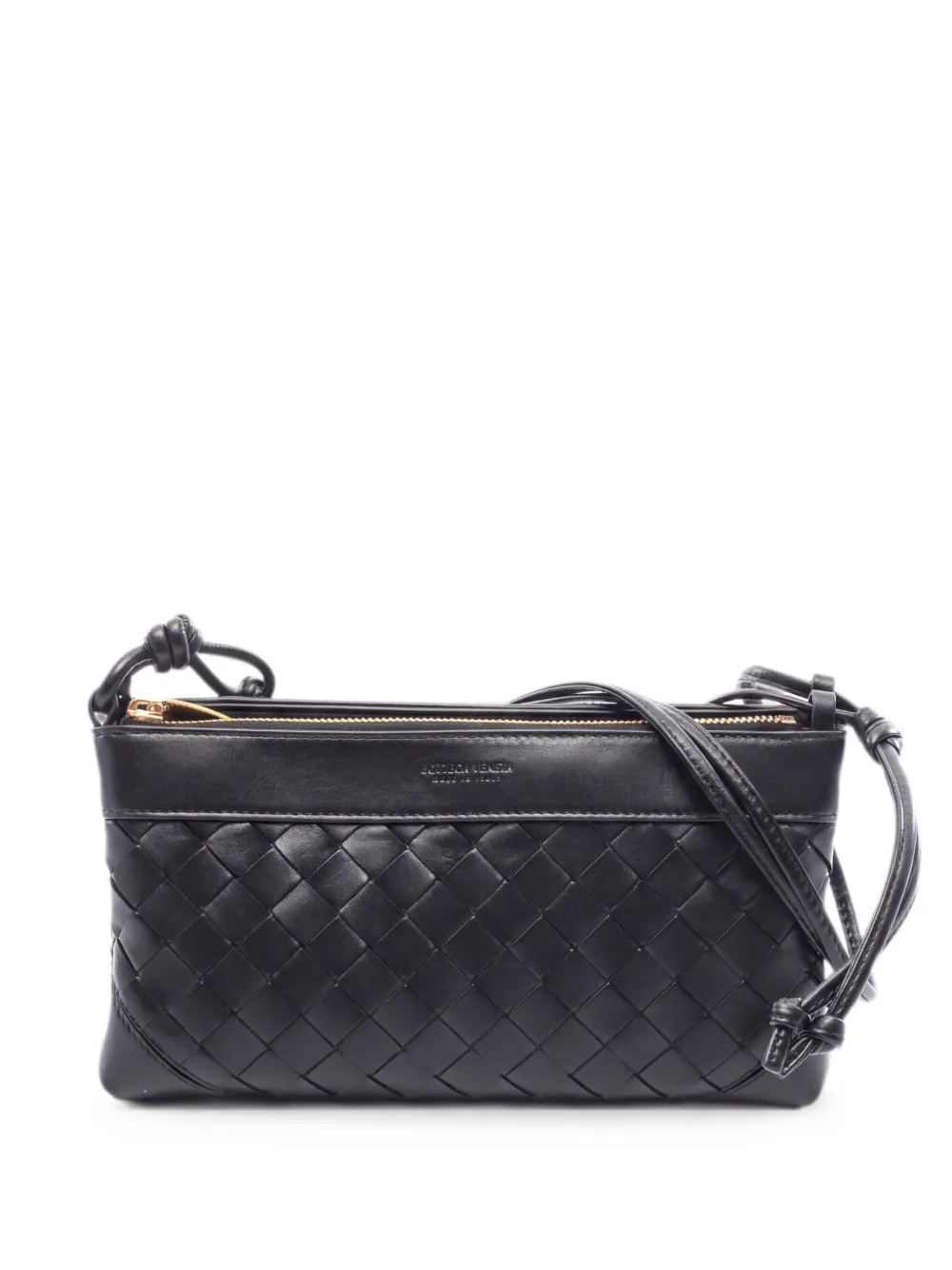 Bottega Veneta Pre-Owned Borsa a spalla Andiamo con logo anni 2020 - Nero