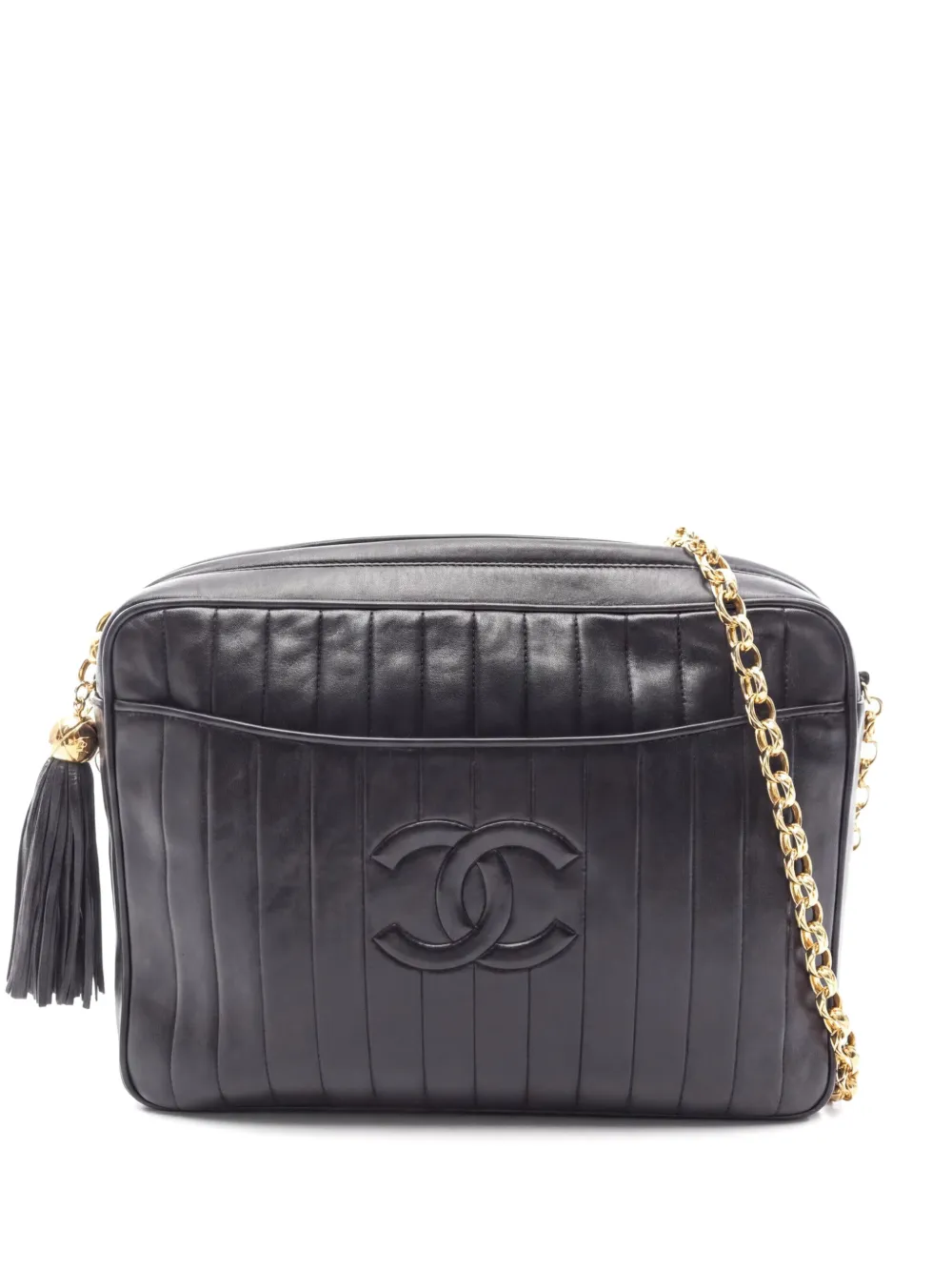 CHANEL Pre-Owned 1994-1996 Mademoiselle cross body bag - Black