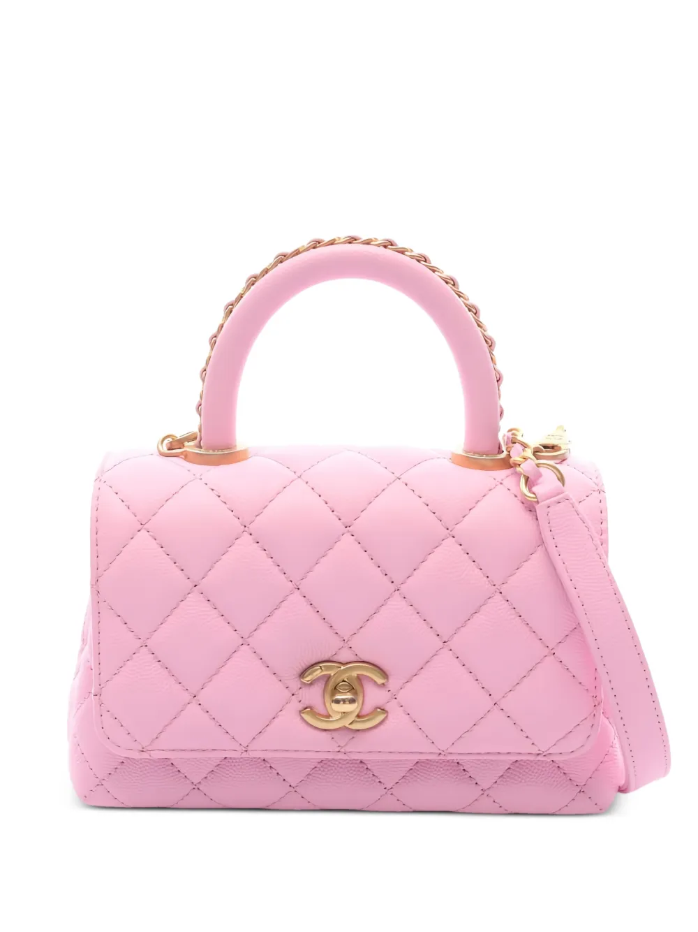CHANEL Pre-Owned 2021 Coco Handle tote bag - Pink