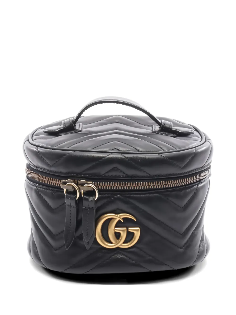 Gucci Pre-Owned mini GG Marmont backpack - Nero