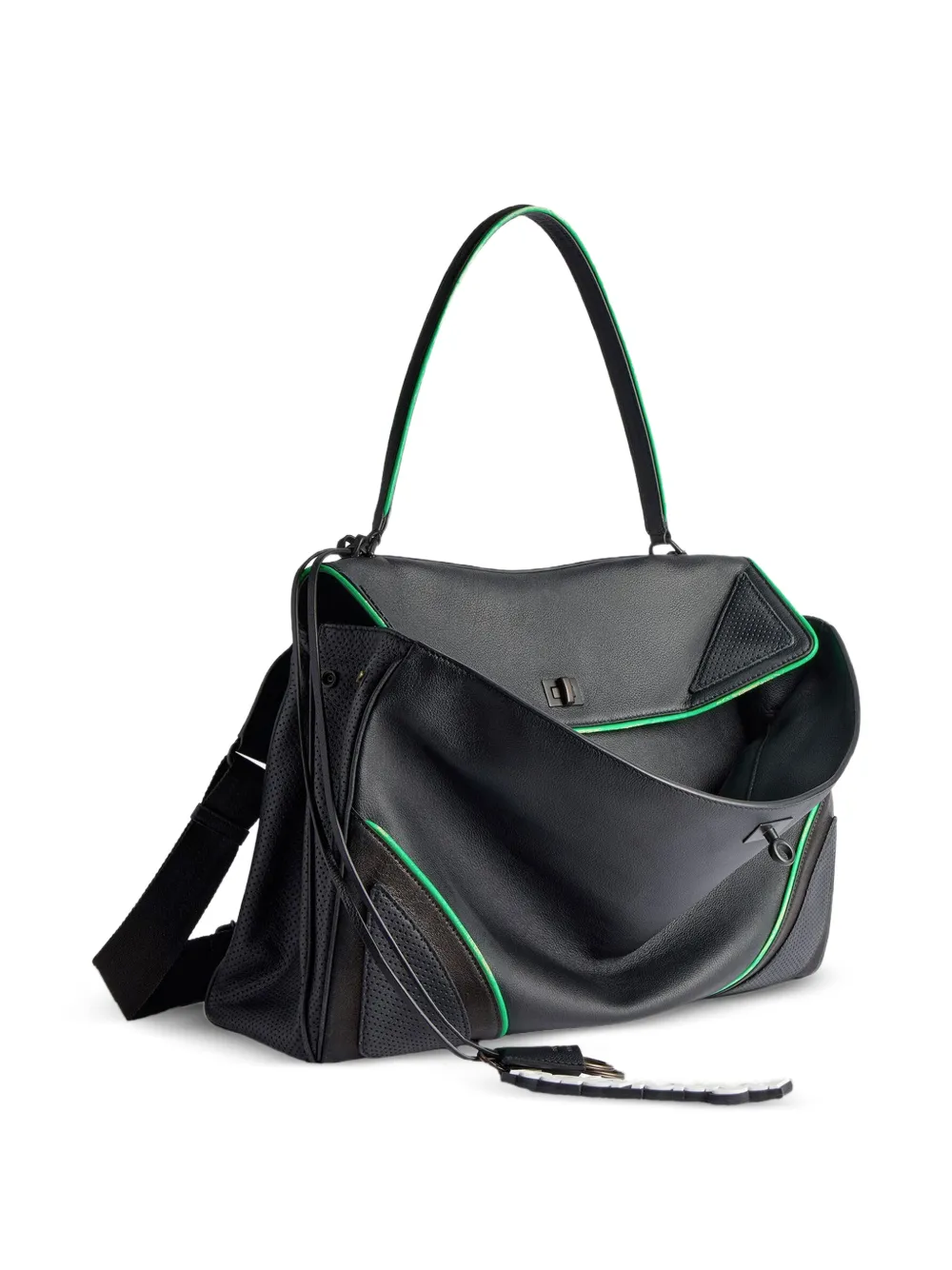 Balenciaga Grote Rodeo Biker handtas Zwart