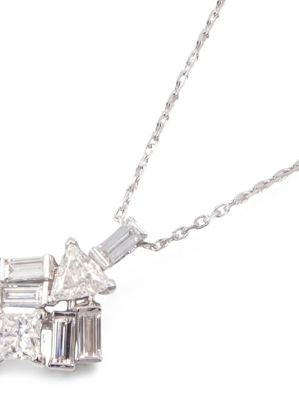 Cartier 2010s Reflection diamond necklace - Silber