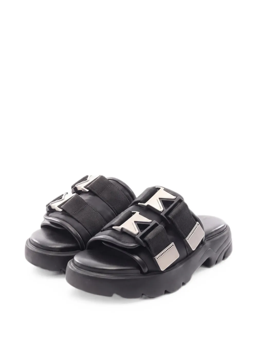 Bottega Veneta Pre-Owned Sandali FLASH con fibbia anni 2000 - Nero