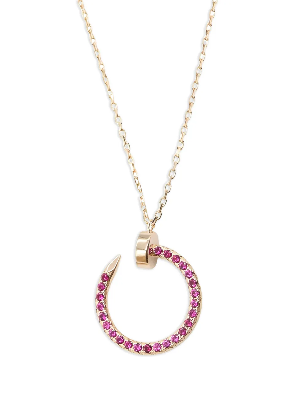 Cartier 2010s Juste un Clou ruby necklace - Oro