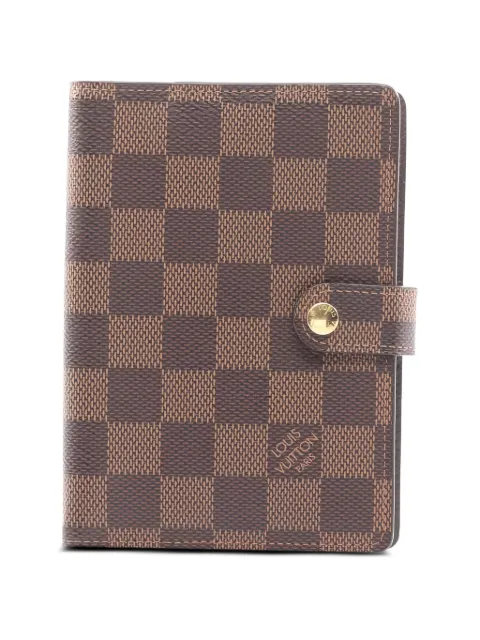 Louis Vuitton Pre-Owned 2021 PM Agenda Damier Ebene notebook cover