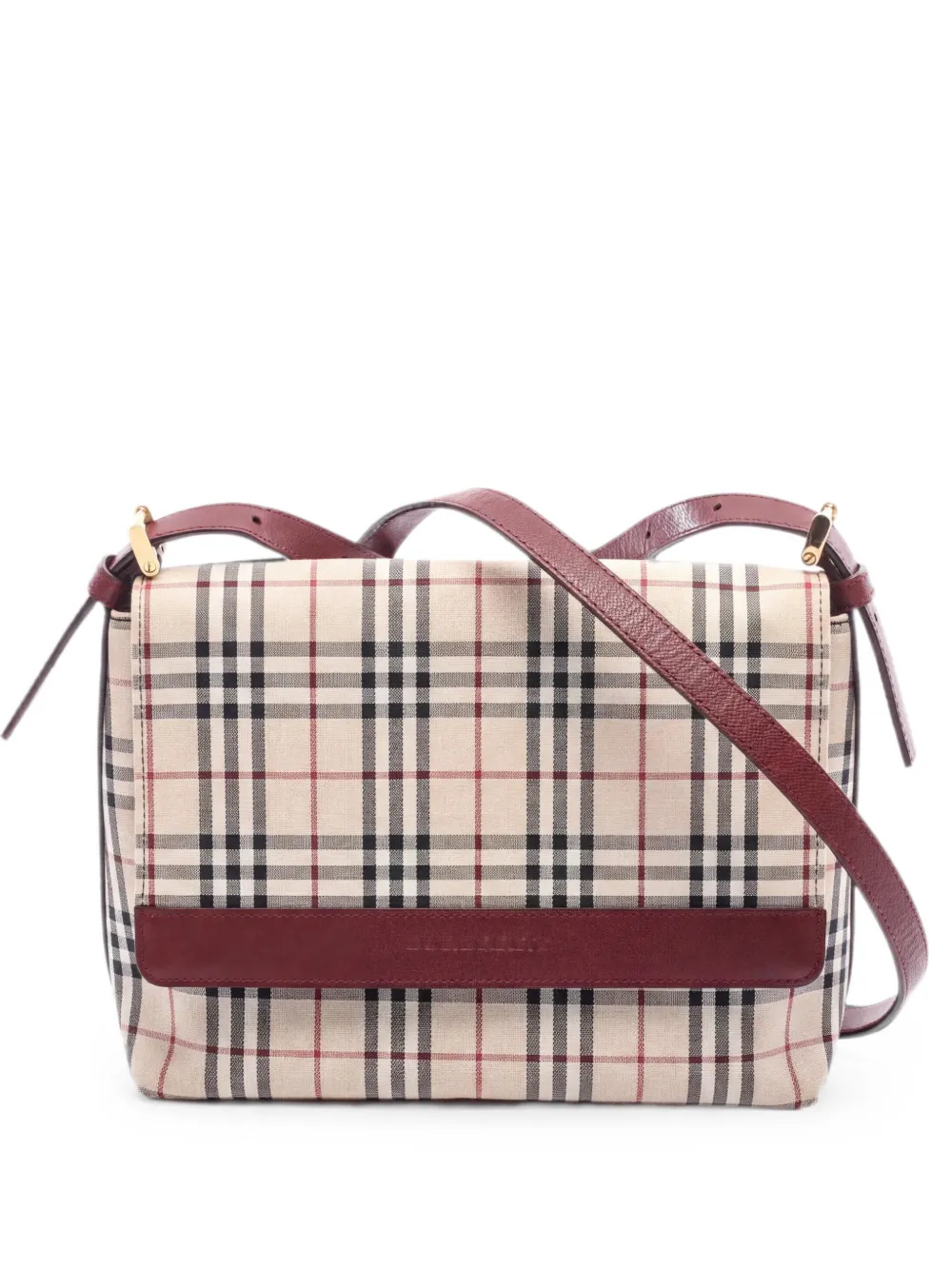 Burberry Pre-Owned 2010s Nova Check Schultertasche - Nude