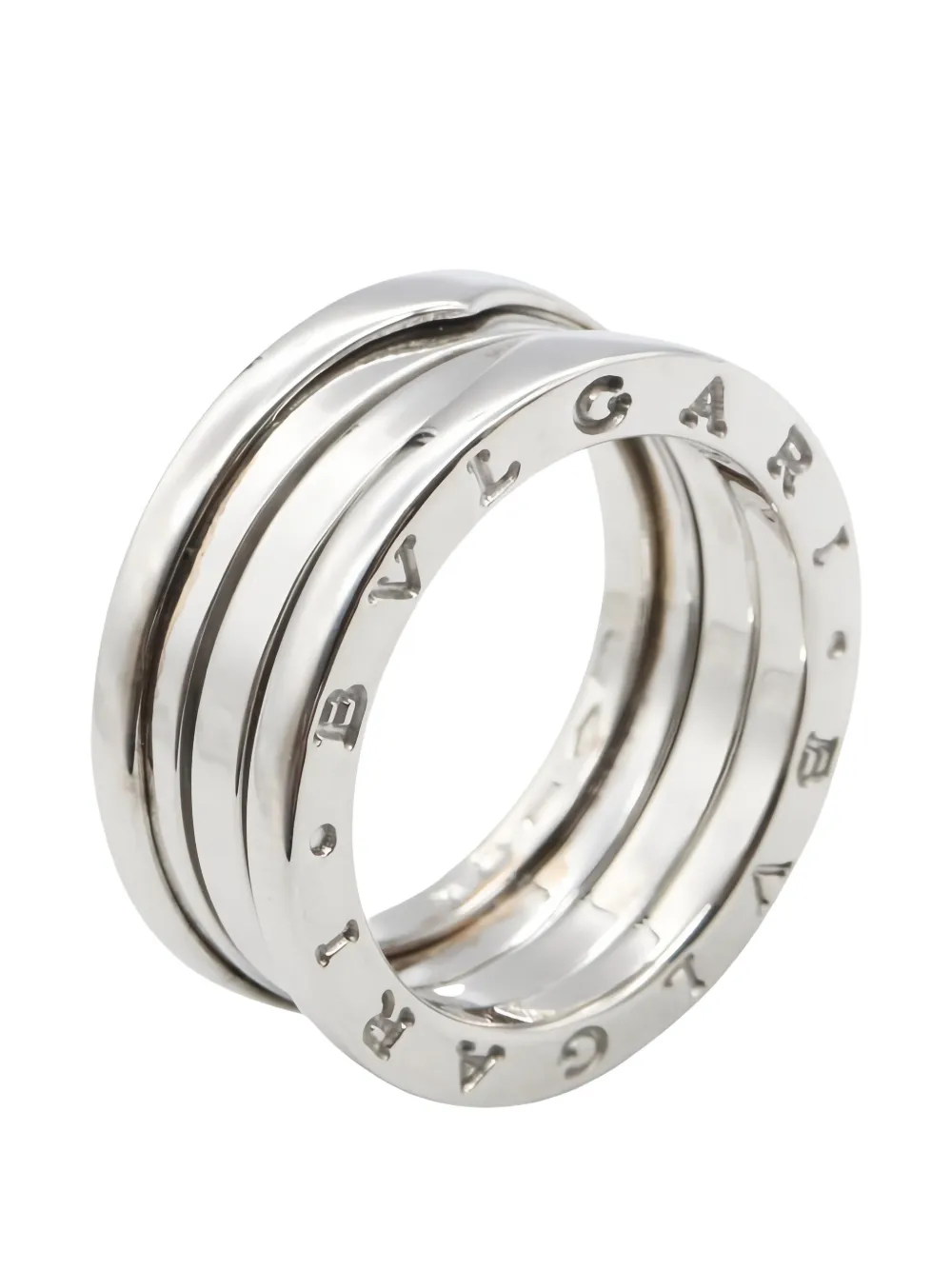 Bvlgari Pre-Owned 2010s B.zero1 three-band ring - Argento