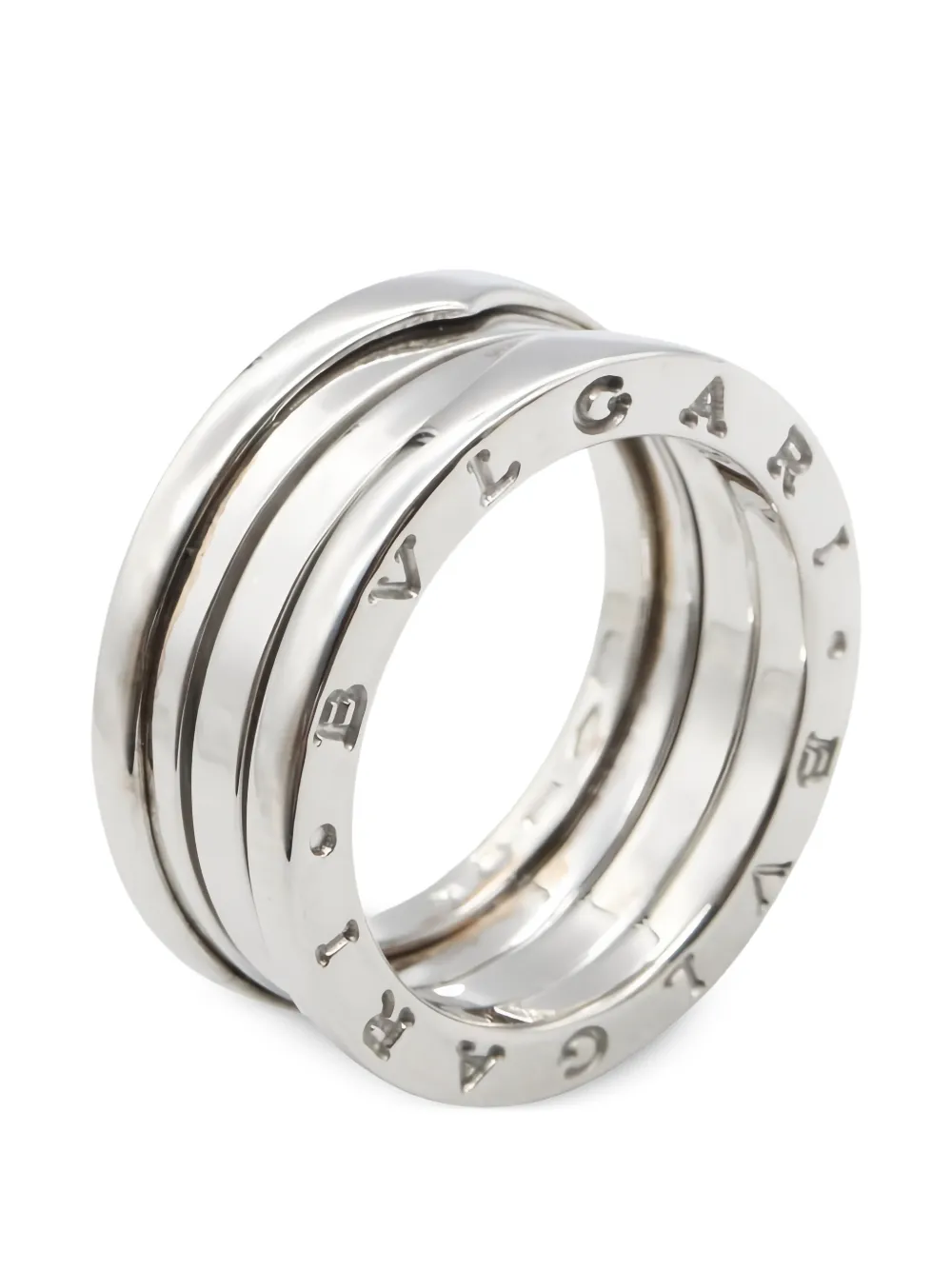 Bvlgari Pre-Owned 2010s B.zero1 three-band ring - Argento