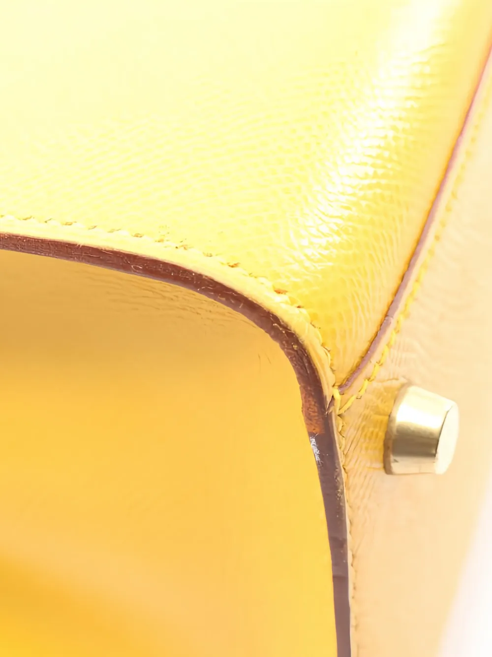 Hermès Pre-owned 1995 MM Kelly Sport Shoulder Bag in Yellow, view 4