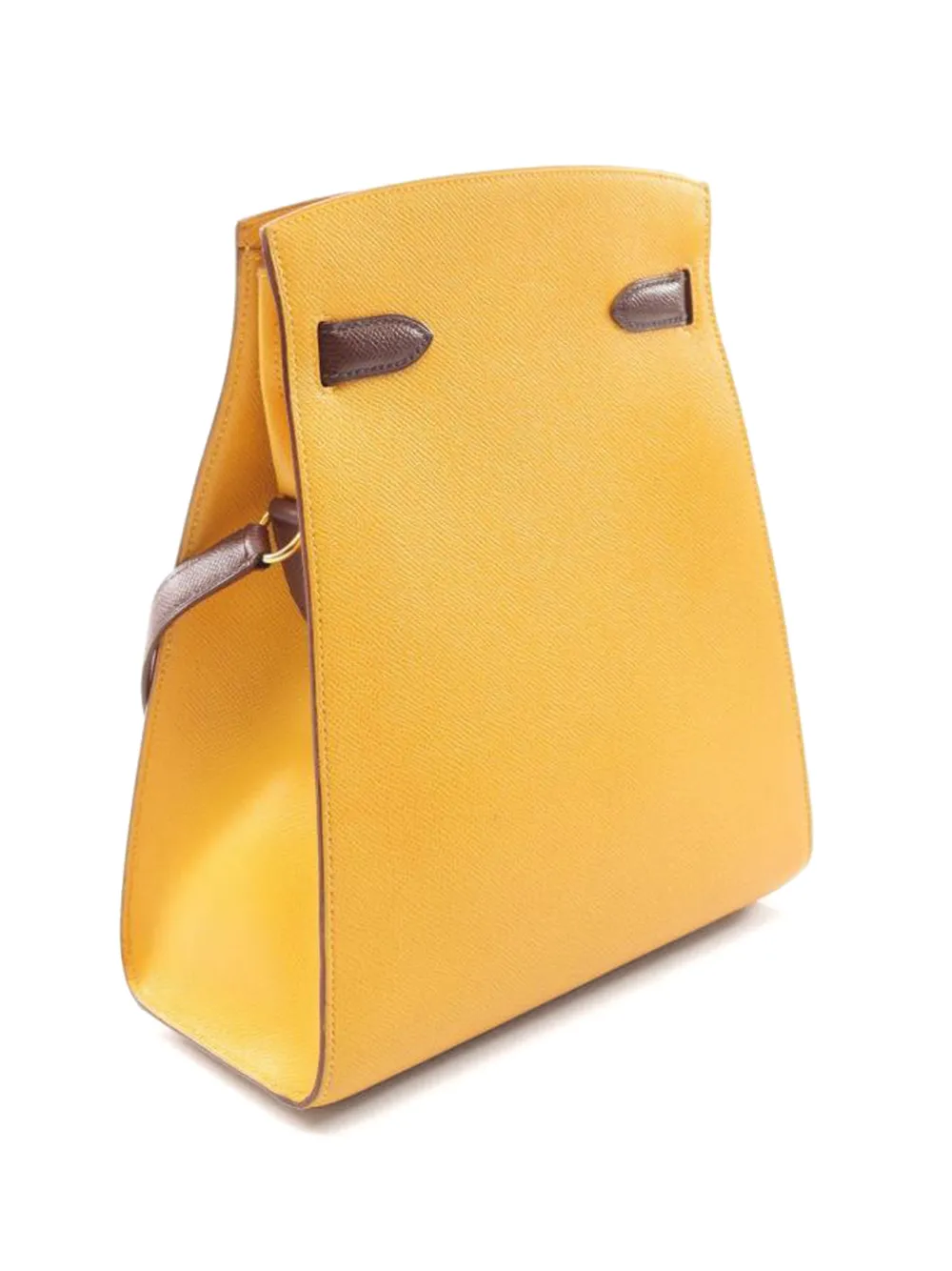 Hermès Pre-owned 1995 MM Kelly Sport Shoulder Bag in Yellow, view 2