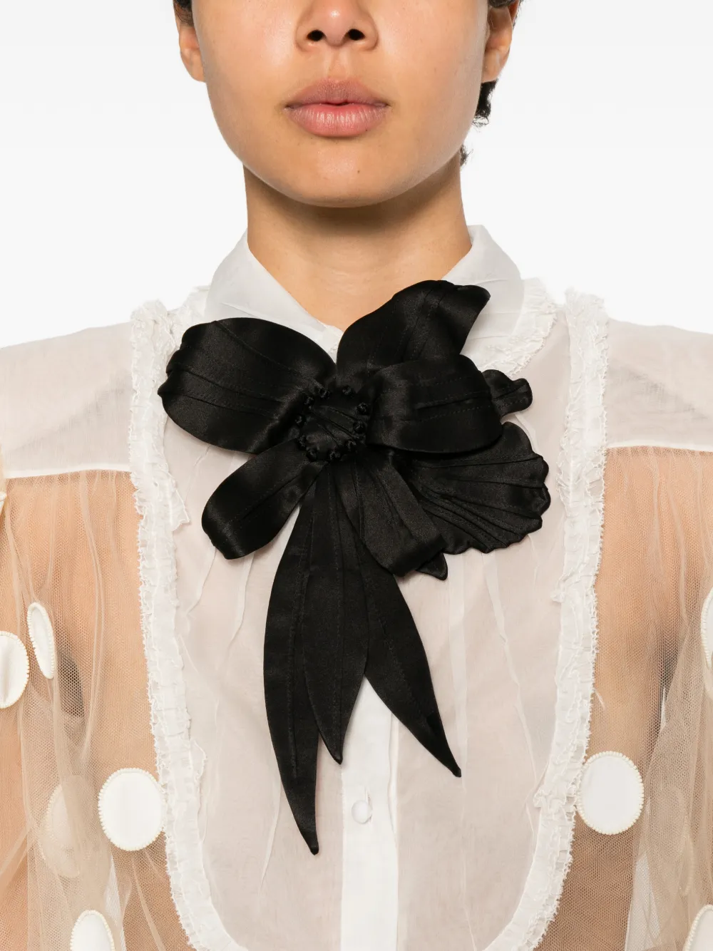 Valentino Garavani Shirt met stippen Beige