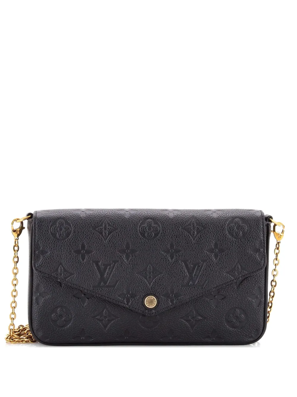 Louis Vuitton Pre-Owned Felicie Pochette Monogram Empreinte Leather crossbody bag - Nero