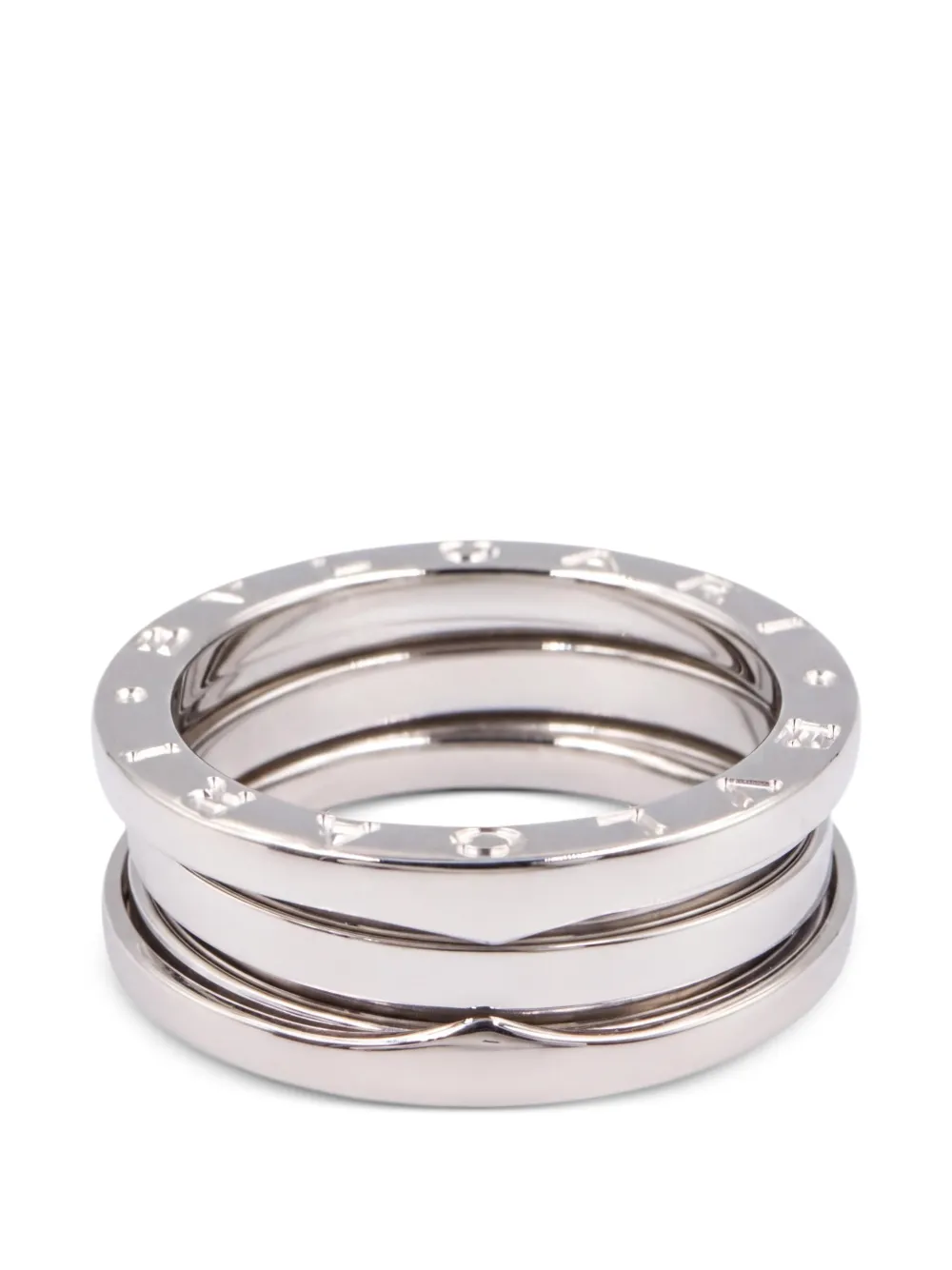 Bvlgari Pre-Owned 2010s B-zero1 ring - Argento