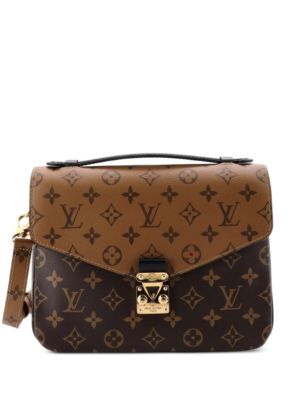 Louis Vuitton Pre-Owned Pochette Metis Reverse Monogram Canvas crossbody bag - Brown