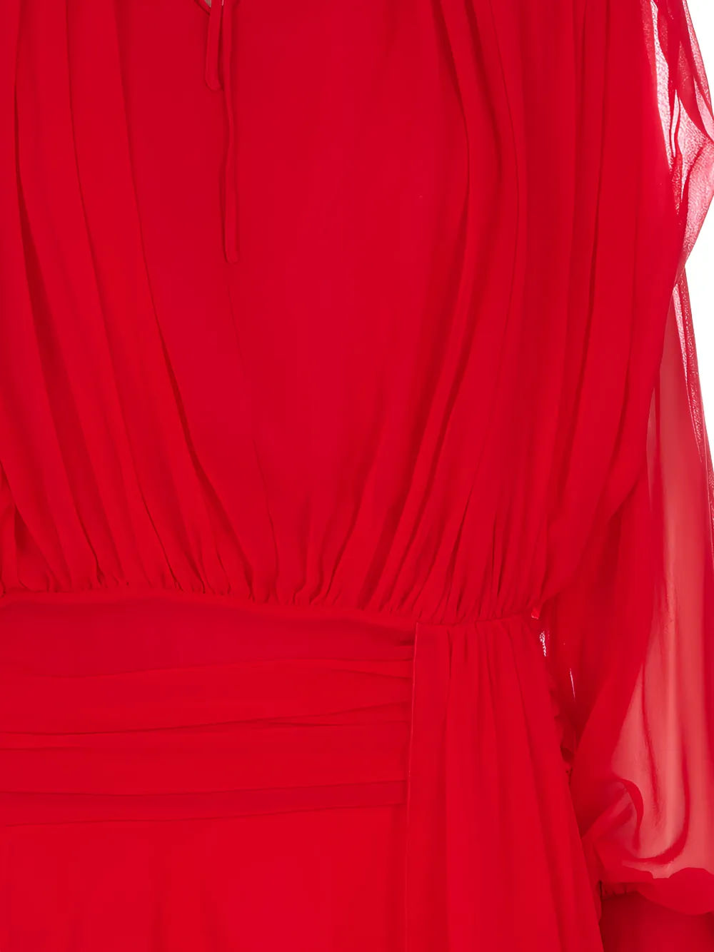Giuseppe Di Morabito Gedrapeerde mini-jurk met asymmetrische afwerking Rood