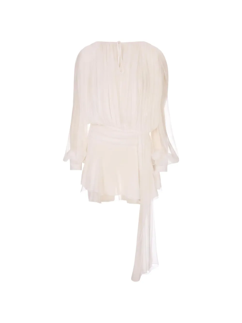 Giuseppe Di Morabito draped-detail mini dress - Bianco