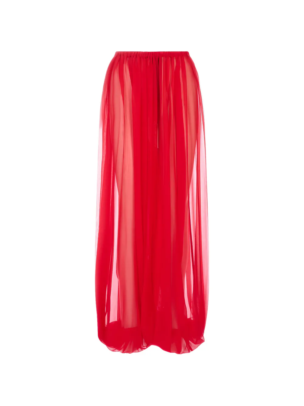 Giuseppe Di Morabito sheer-finish palazzo pants - Rosso