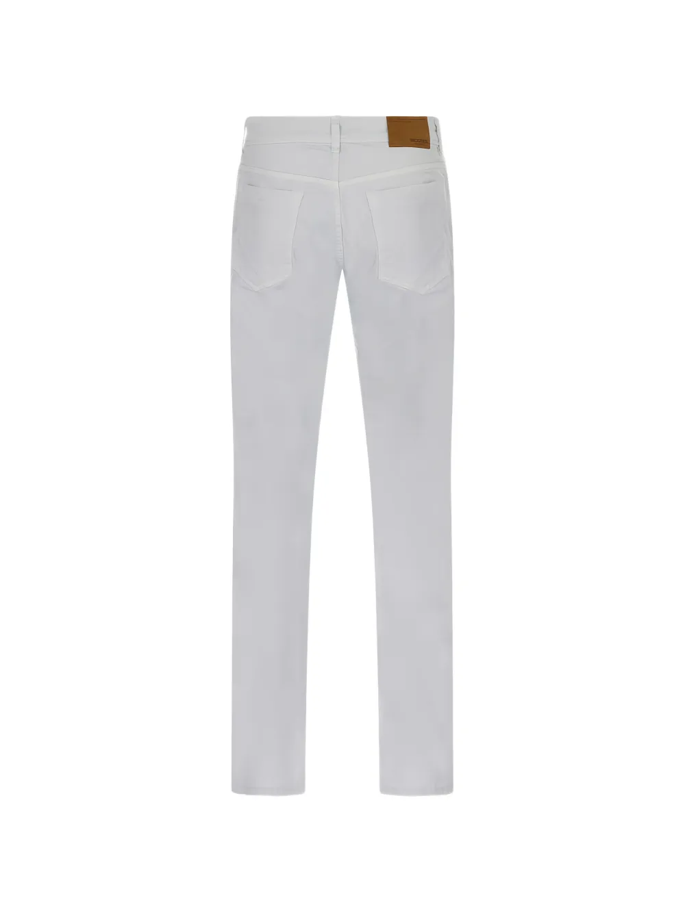 Incotex Broek met logopatch en vijf zakken Blauw