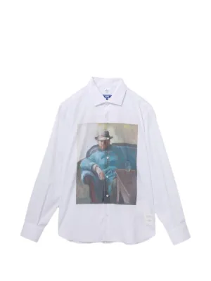 Junya Watanabe MAN パッチワーク シャツ | ブルー | FARFETCH JP