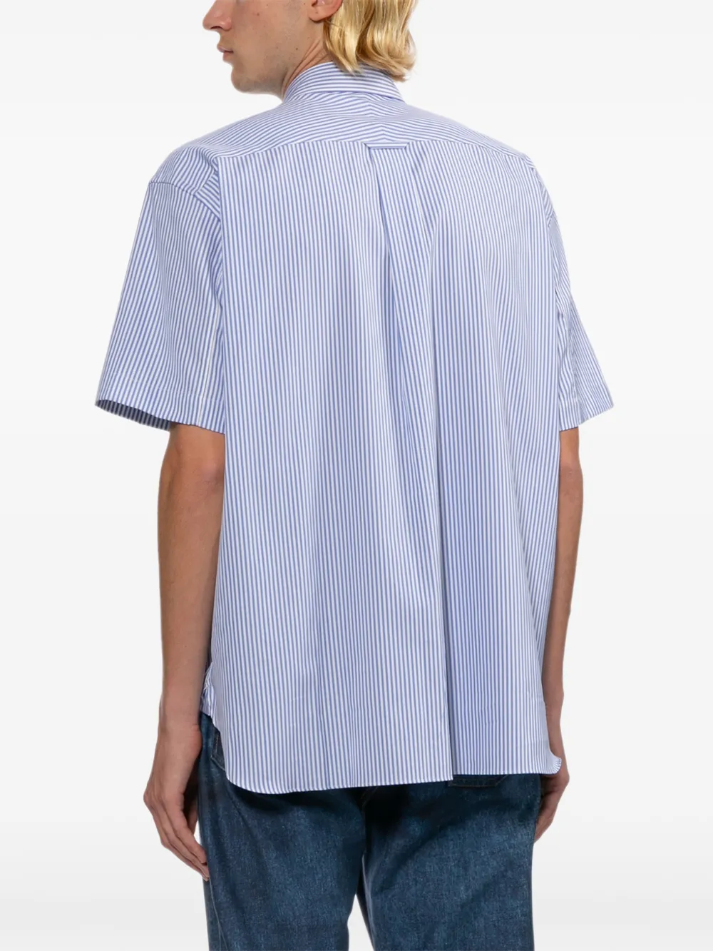 Junya Watanabe MAN パッチワーク シャツ | ブルー | FARFETCH JP
