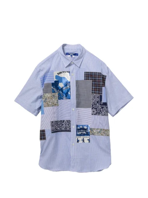 Junya Watanabe MAN chemise à design patchwork