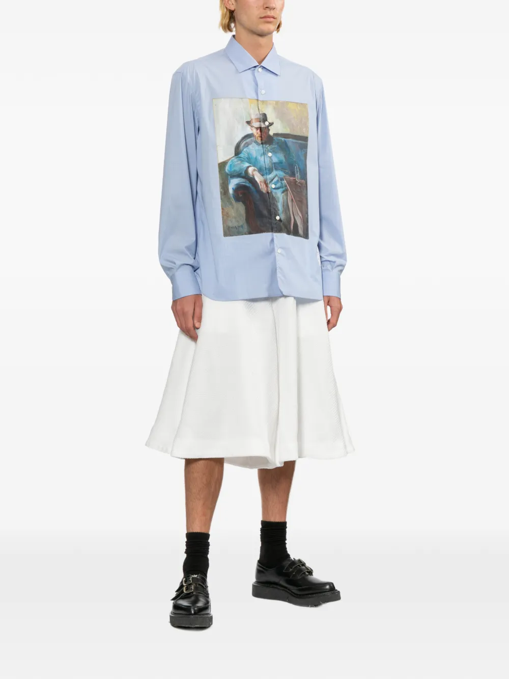 ゆう 　『Maria Santangelo』　DH5410B1 Maria Santangelo Graphic Print Shirt | 준야 와타나베 | FETCHING