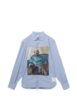 Junya Watanabe MAN パッチワーク シャツ | ブルー | FARFETCH JP