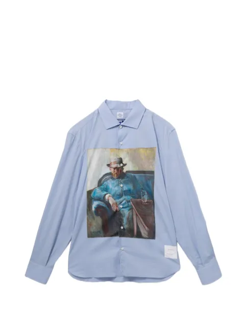 Junya Watanabe MAN chemise Maria Santangelo bleue