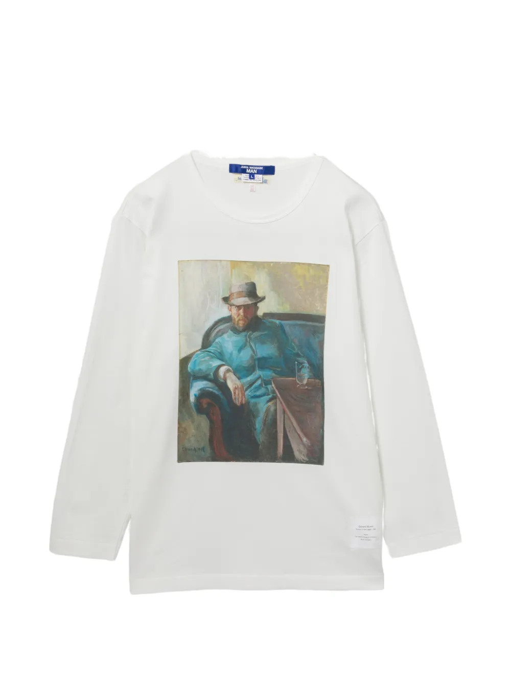 Junya Watanabe MAN T-shirt con grafica - Bianco