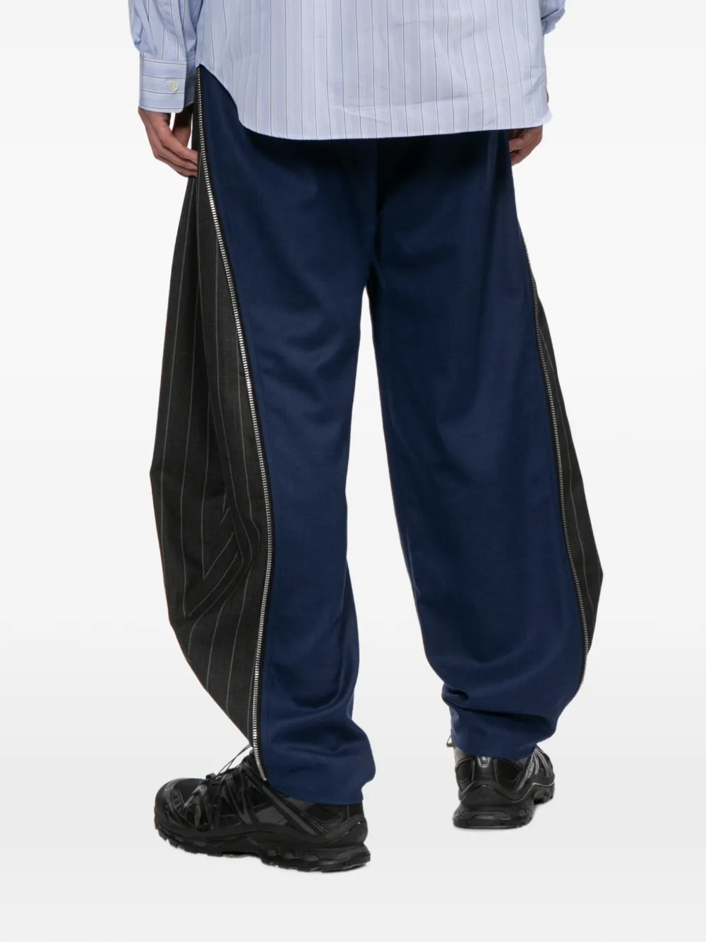 Comme des Garçons Homme Plus Broek met zijopening Blauw