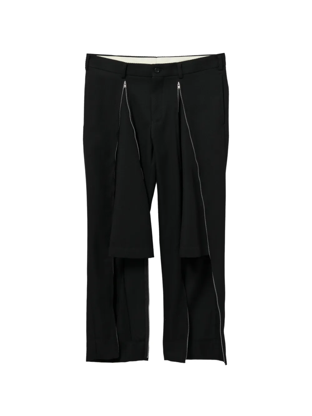 Comme des Garçons Homme Plus Pantaloni con zip - Nero