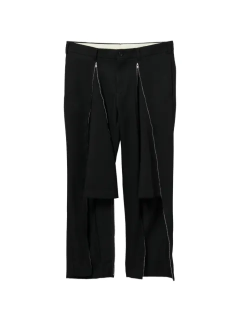 Comme des Garçons Homme Plus zip panelled trousers