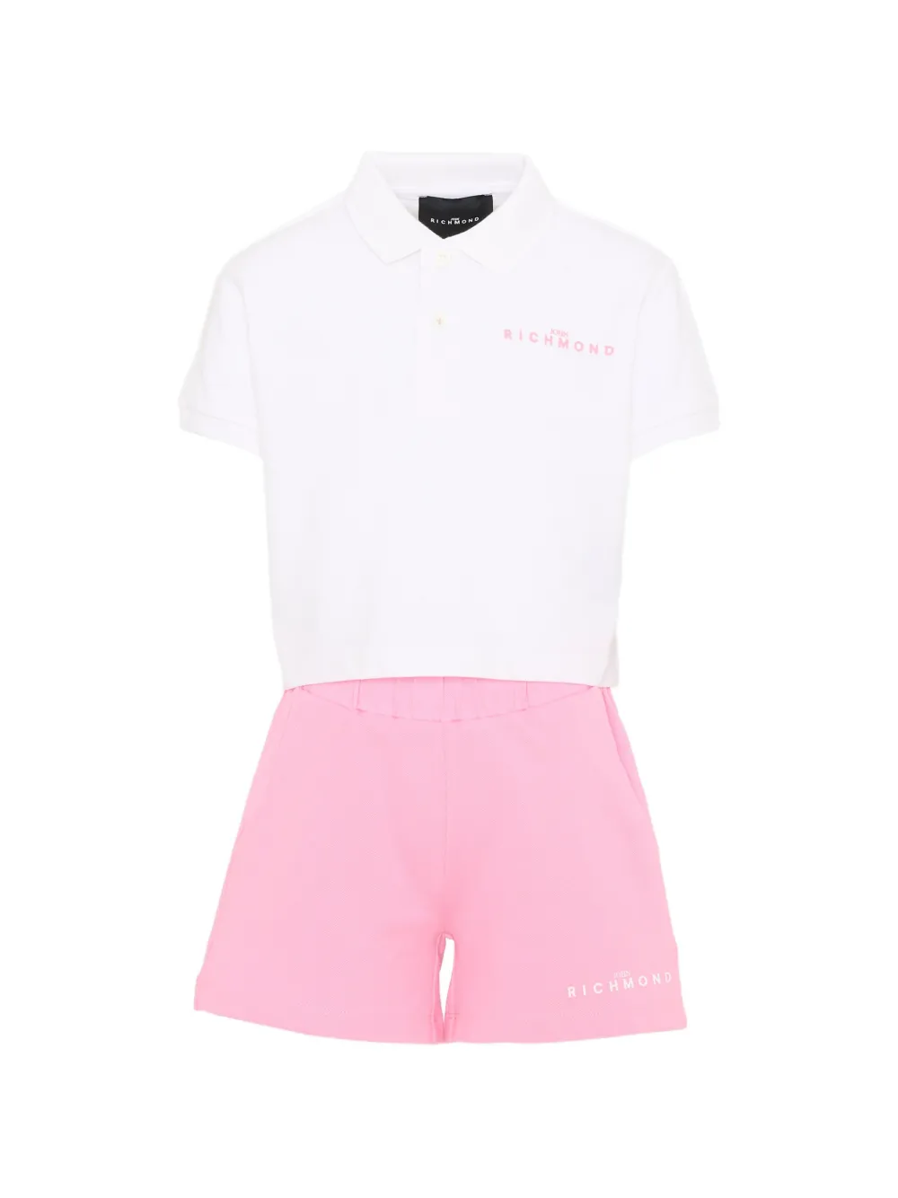 John Richmond Junior logo-print tracksuit - Bianco