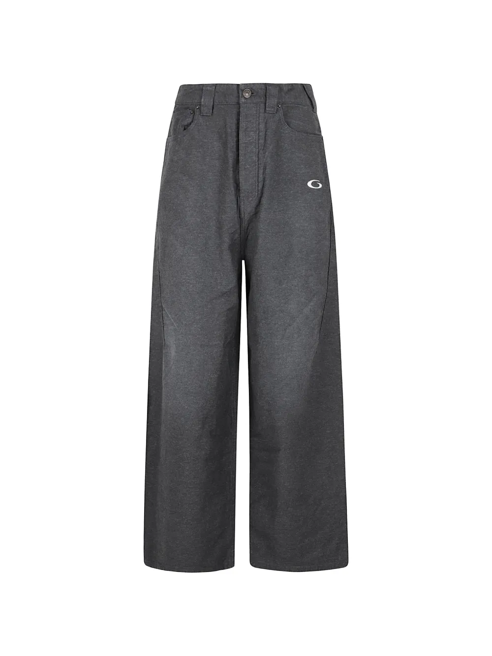 Balenciaga embroidered detail trousers - Grau