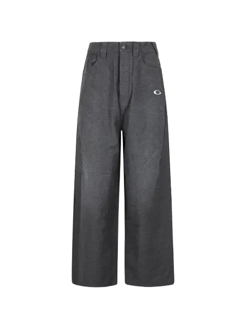 Balenciaga embroidered detail trousers