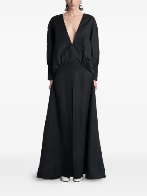 BATAKOVIC Belgrade V-neck open-back dress