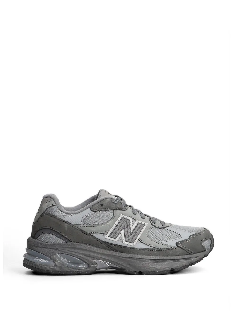 New Balance x Comme Des Garçons Homme panelled logo-patch sneakers Grijs