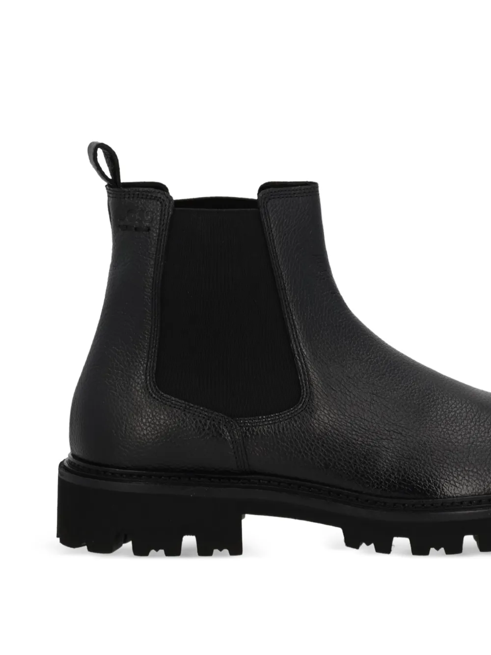 BOSS Julyo leather Chelsea boots Zwart