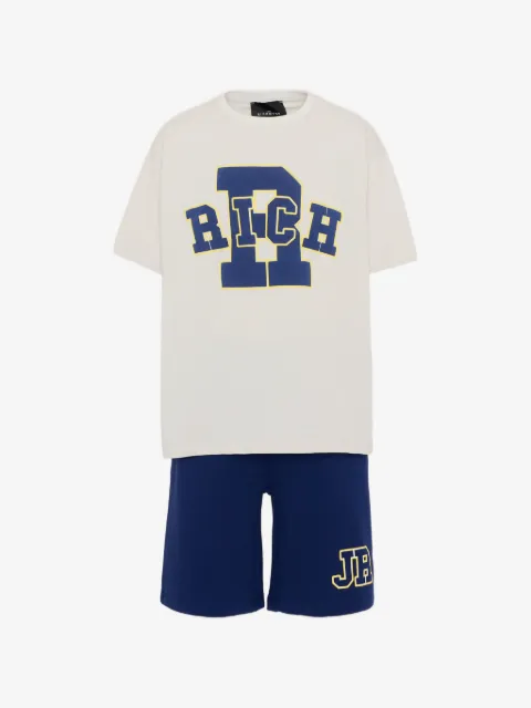 John Richmond Junior logo-print cotton tracksuit set