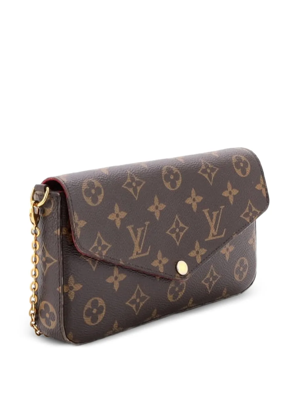 Louis Vuitton Pre-Owned Felicie Pochette Monogram Canvas crossbody bag - Marrone