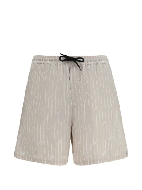 GCDS pinstripe logo swim shorts