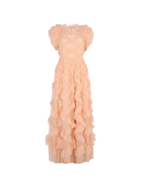 Needle & Thread Genevieve ruffled gown