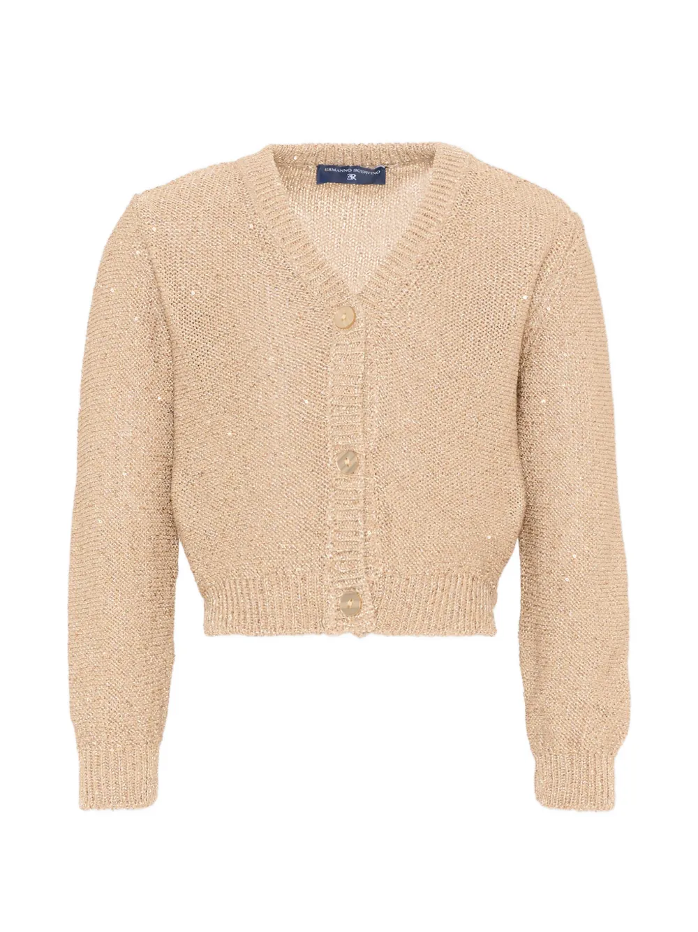 Ermanno Scervino Junior sequin-embellished cardigan - Toni neutri