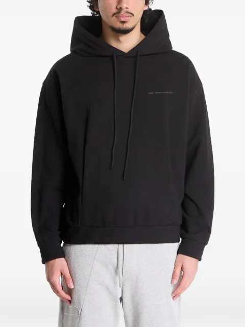 Post Archive Faction logo-detail hoodie