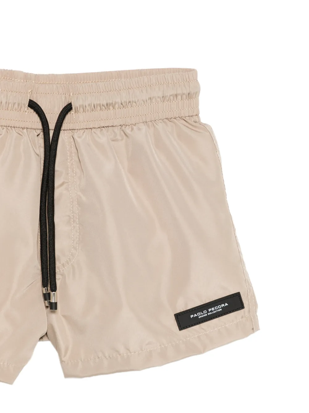 Paolo Pecora Kids Zwembroek met trekkoord Beige