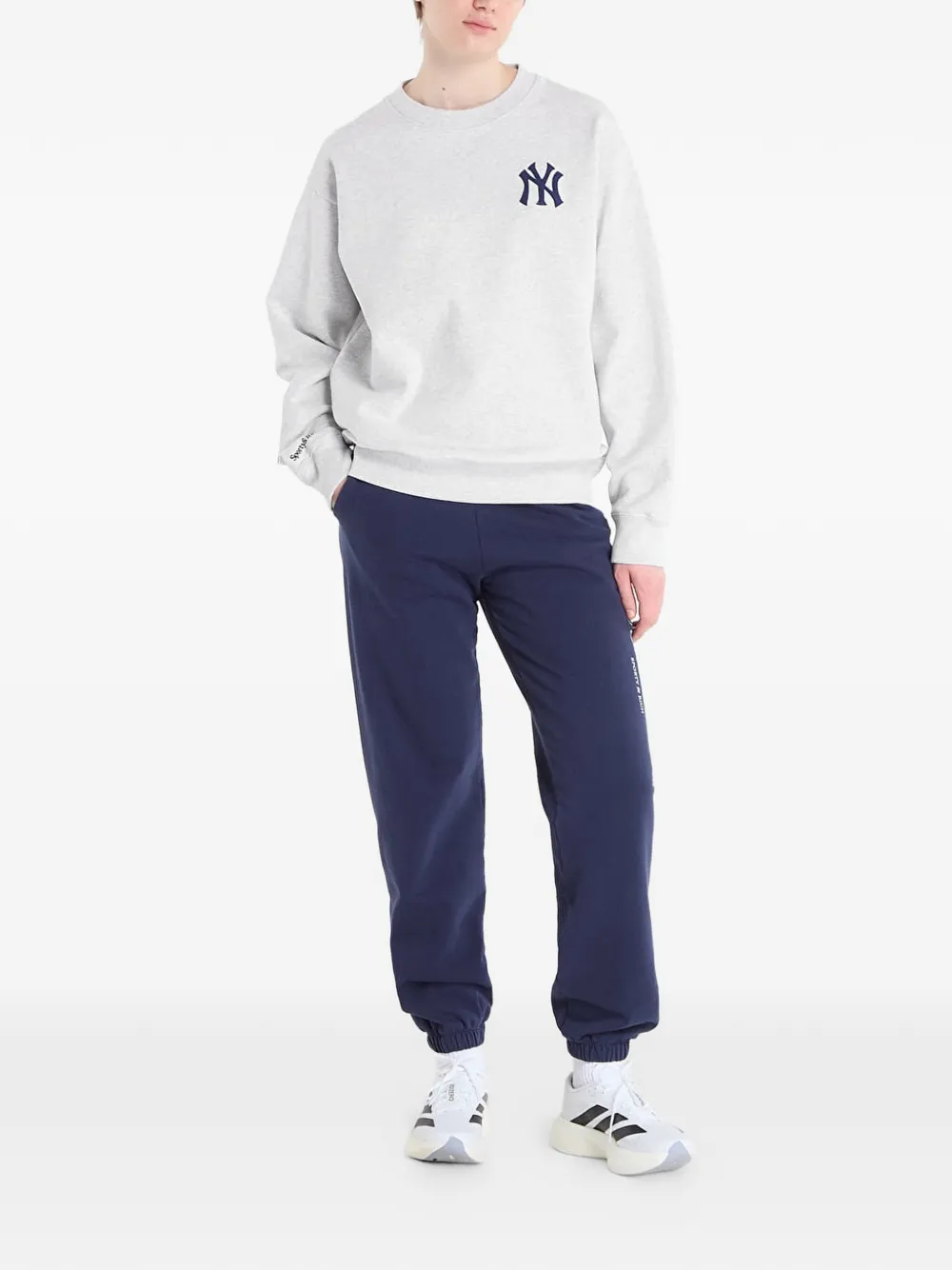 Sporty & Rich Heritage Yankees Serif sweater Grijs