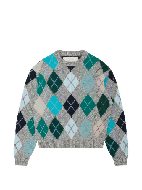 ERL argyle intarsia sweatshirt