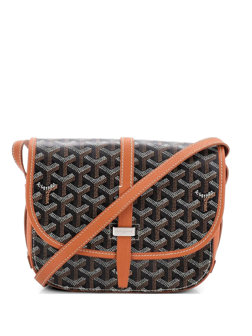 Goyard Pre-Owned Belvedere II Messenger Bag Coated Canvas PM crossbody bag - Marrone